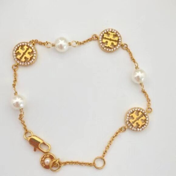 Tory Burch paved pearl bracelet - Picture 2 of 4